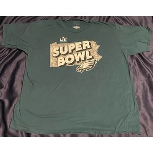 Philadelphia Eagles LII Super Bowl NFL Fanatics T Shirt Mens 3XL